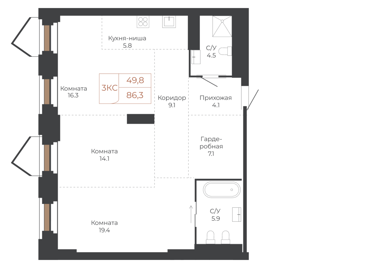 Акция «Траншевая ипотека на квартиры в Комплексе у реки «Барнаул»