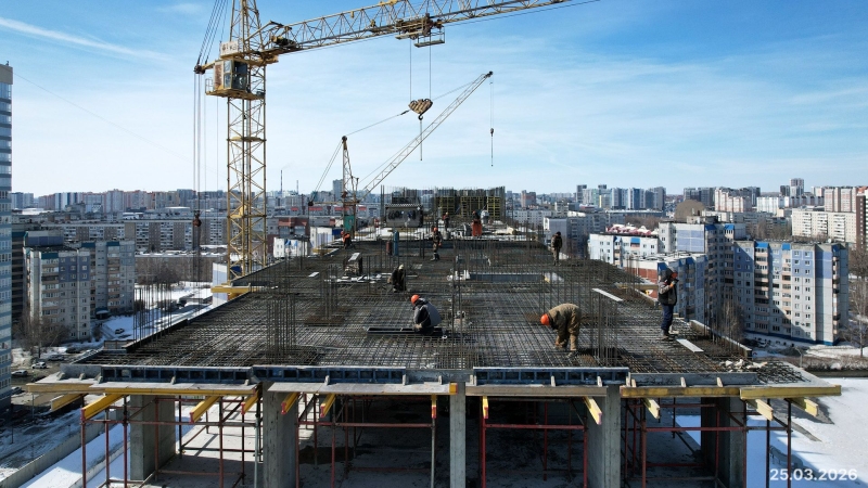 Наш самый характерный дом дорос до 15 этажа! Видеообзор