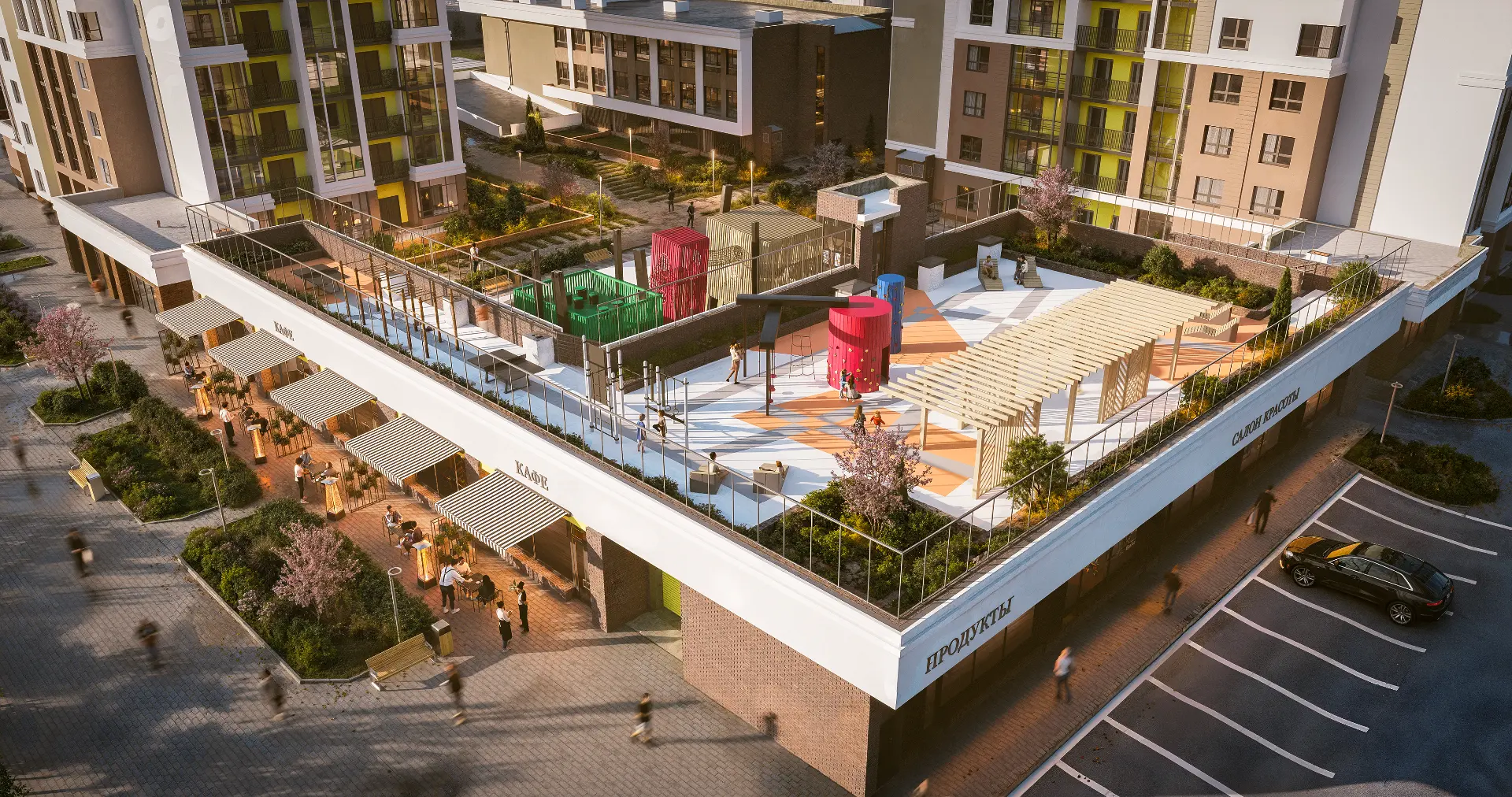 Приватный двор-парк