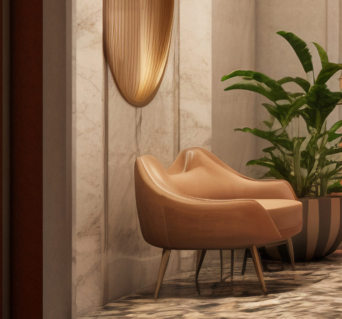 Дизайнерский подъездный холл